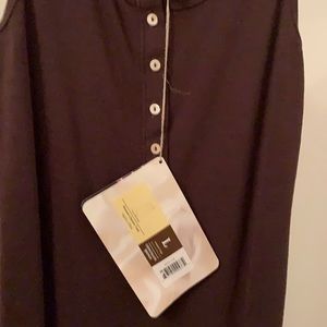 100% wool brown tank L women’s
